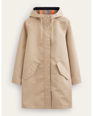 Boden Wells Waterproof Coat - Natural
