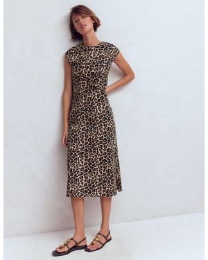 Boden Delilah Twist Midi Dress - White