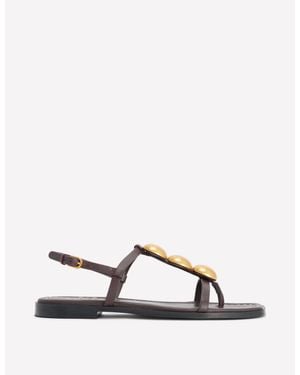 Boden Disc Flat Sandals - Natural