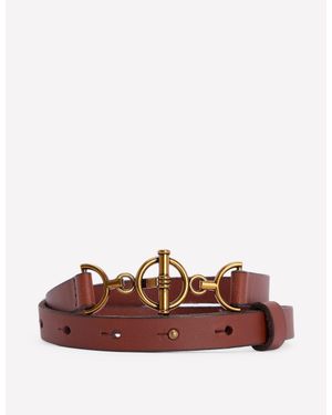 Boden T-Bar Ring Belt - Brown