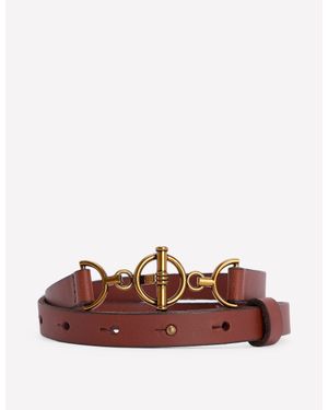 Boden T-Bar Ring Belt - Brown