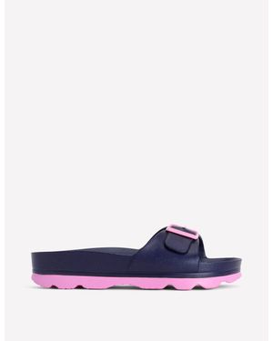 Boden Lyla Single Buckle Sliders - White