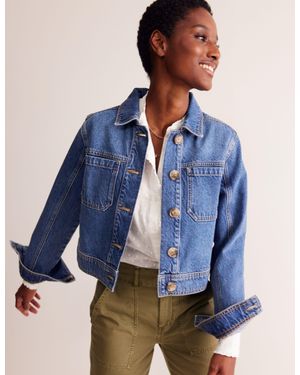 Boden Denim Chore Jacketmid Vintage - Blue
