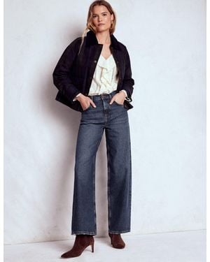 Boden Mid Rise Relaxed Leg Jeans - Blue