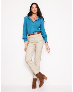 Boden 5 Pocket Cord Slim Jeans - Blue
