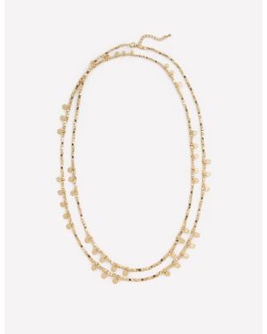 Boden Double Strand Bead Necklace - Natural