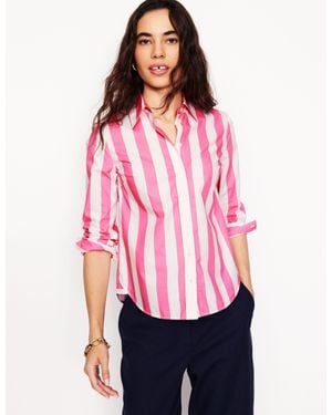 Boden Sienna Cotton Shirt - Red