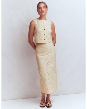 Boden Andrea Cotton Shell Top - White