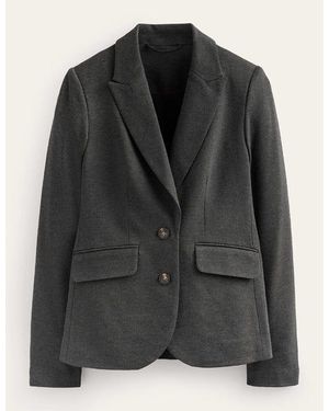 Boden Semi Fitted Jersey Blazer - Black