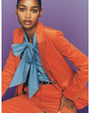 Boden Stamford Cord Blazer - Orange