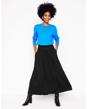 Boden Rosaline Jersey Skirt - Black