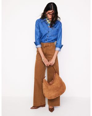 Boden Wide Leg Cargo Pantsgingerbread - Brown