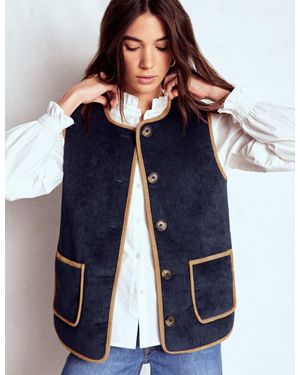 Boden Clerkenwell Reversible Gilet Jacket - Blue