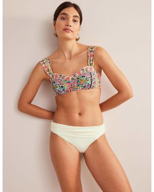 Boden Classic Fold Bikini Bottoms - Brown