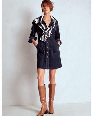 Boden Amanda Cord Short Dress - Blue