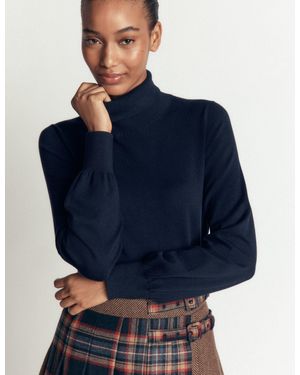 Boden Camilla Rollkragenpullover - Blau