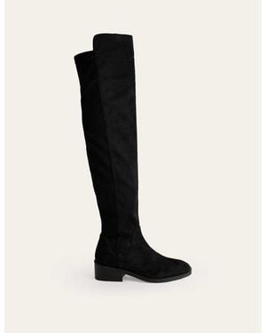 Boden Over-the-knee Stretch Boots - Black