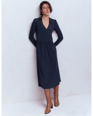navy fall wedding guest dress Wedtrend Women Sparkly Navy Wedding Guest Dress A Line Round Neck Sequin  Mother Dress with Short Sleeves – WEDTREND