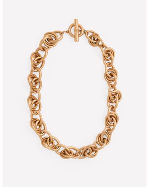 Boden Twist Link Necklace - Metallic