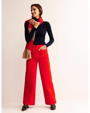 Boden Westbourne Corduroy Trousers - Red