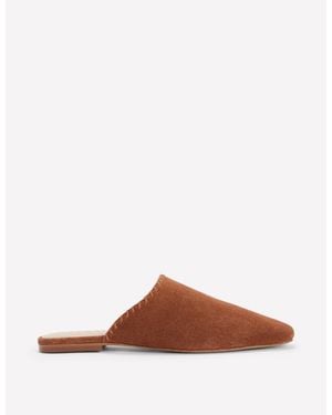Boden Mule Slipper Loafer - Brown