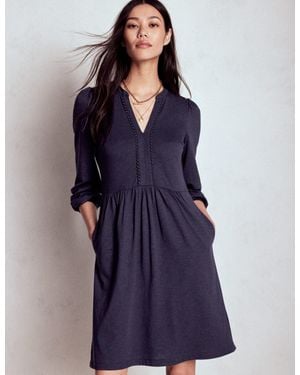 Boden Naomi Relaxed Jersey Dress - Blue