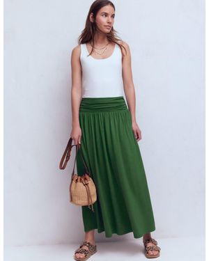 Boden Rosaline Jersey Skirt - Green