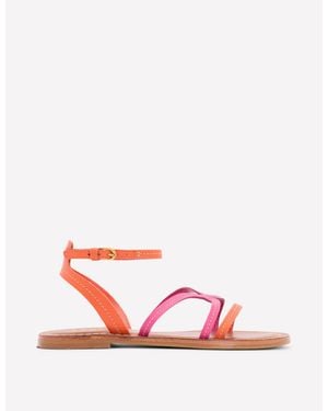 Boden Casual Flat Sandal - Pink