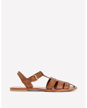 Boden Fisherman Flat Sandals - Brown