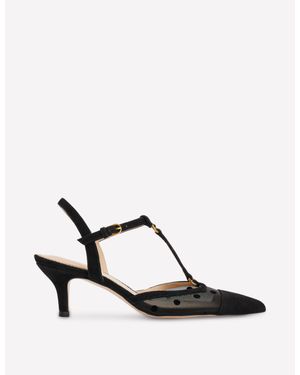 Boden T-Bar Point Heels - Multicolour