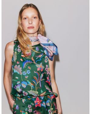 Boden Relaxed Sleeveless Shell Top - Green