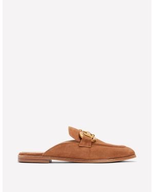 Boden Iris Snaffle Mule Loafers - Brown