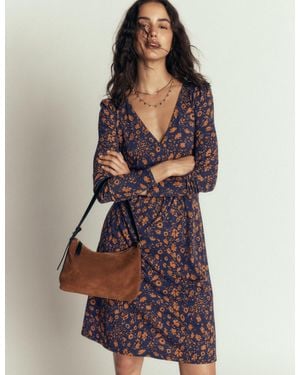 Boden Briony Jersey Short Dress - Blue