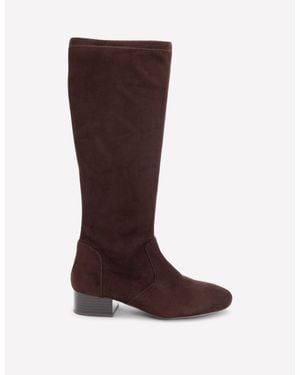 Boden Flat Stretch Boots - Brown