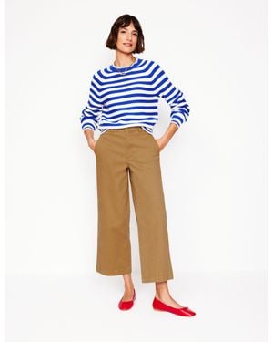 Boden Barnsbury Crop Chino Pants - Blue