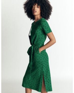 Boden T-Shirt-Midikleid Aus Jersey - Grün