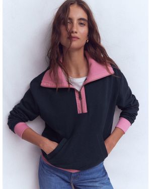 Boden Colorblock Sweatshirt - Blue
