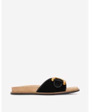 Boden Hardware Mule Sandal - Black