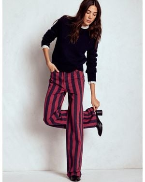 Boden High Rise Column Leg Jeans - Multicolor