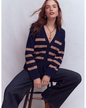 Boden Relaxed Wide Leg Jeans - Blue