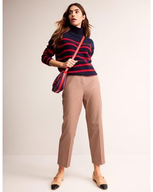 Boden Kew Bi-stretch Trousers - Natural