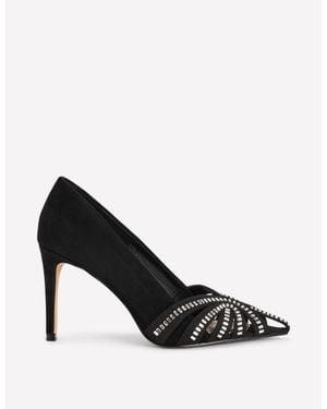 Boden Caged Court Shoes - Black