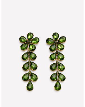 Boden Statement Jewel Drop Earrings - Green
