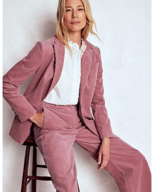 Boden Belgravia Chunky Cord Trousers - Purple