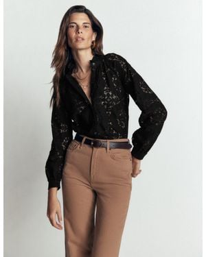 Boden Erica Lace Top - Black