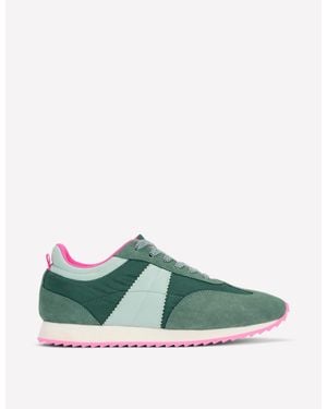 Boden Retro Runner Trainer - Green
