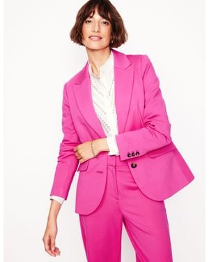 Boden Marylebone Ponte Blazer - Pink