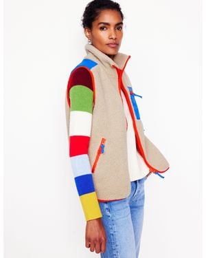 Boden Truro Borg Gilet - White