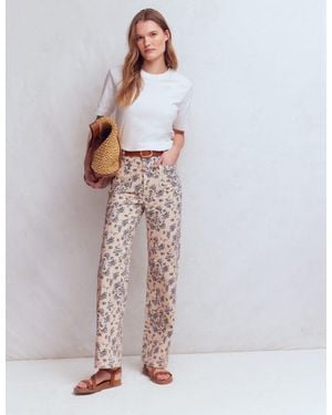 Boden Straight Leg Pocket Jeans - Gray