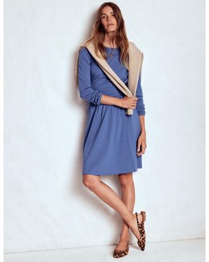 Boden Mila Short Jersey Dress - Blue
